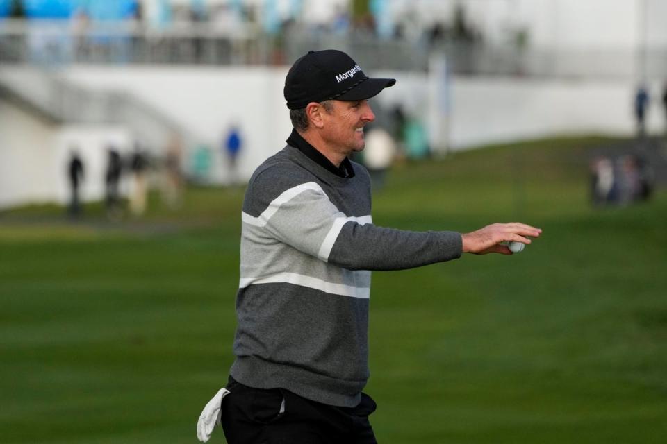 Justin Rose finished on 18 under in California (Godofredo A. Vásquez/AP) (AP)