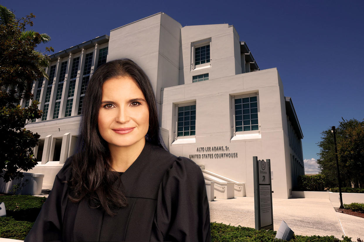 Aileen Cannon Photo illustration by Salon/Getty Images/US District Court for the Southern District of Florida