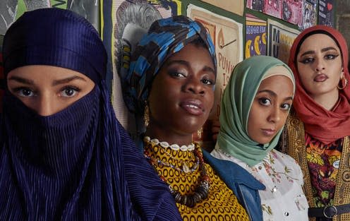 <span class="caption">We Are Lady Parts is a comedy following the members of a all girl Muslim punk band in London. </span> <span class="attribution"><span class="source">Channel 4</span></span>