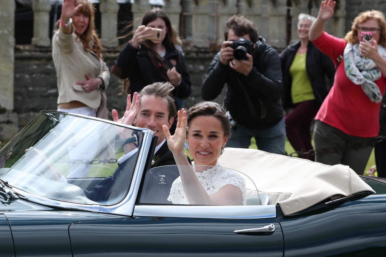 The wedding of James Matthews and Pippa Middleton: Beretta/Sims/REX