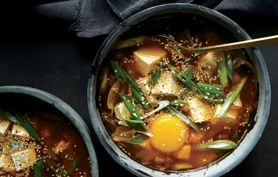 Spicy Kimchi Tofu Stew