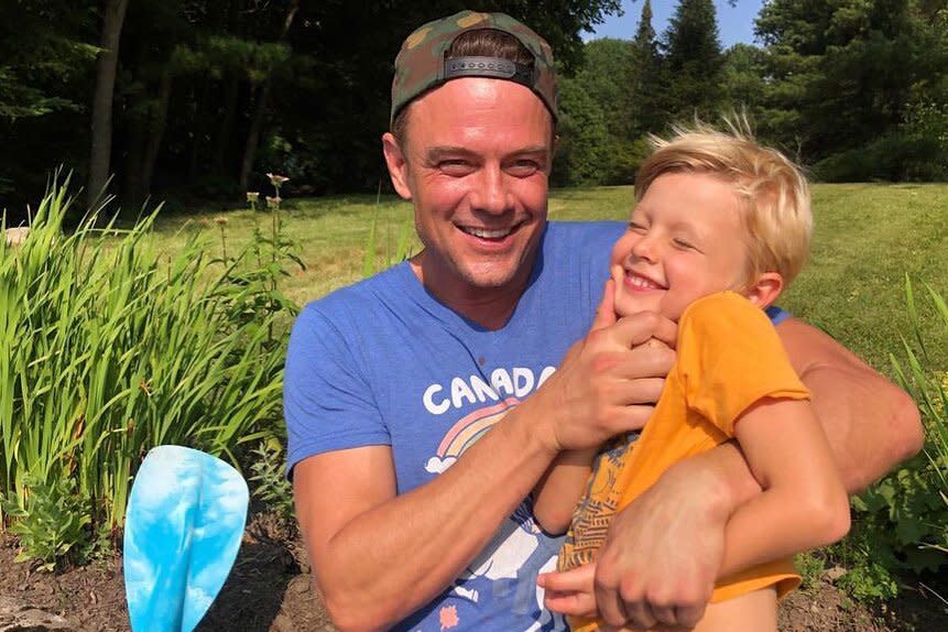 Josh Duhamel and son Axl Jack