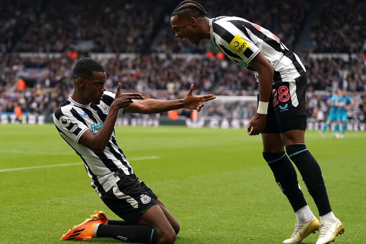 Newcastle are on course for Champions League qualification (Owen Humphreys/PA). (PA Wire)