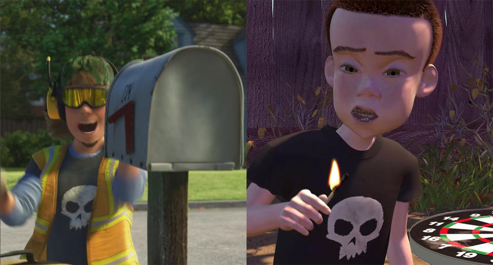 The return of Sid (Toy Story 3)