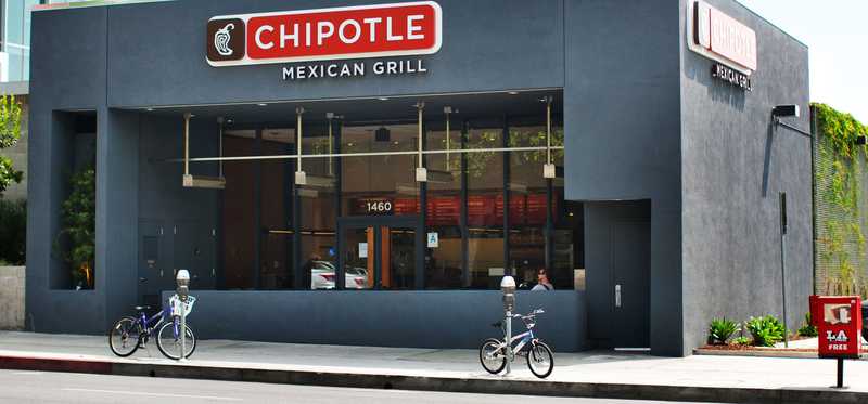 Chipotle Mexican Grill storefront.