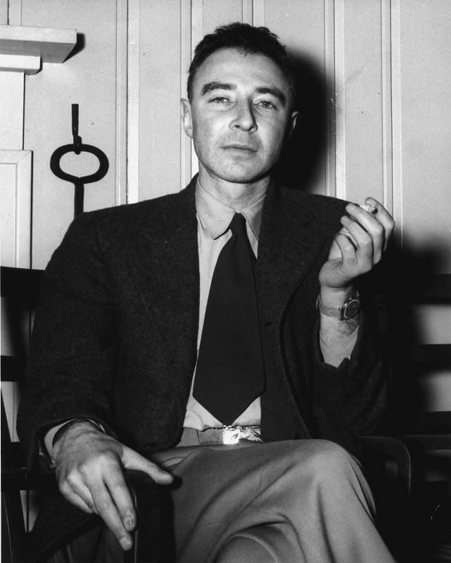 On February 18, 1967, J. Robert Oppenheimer, the "father of the atomic bomb," died in Princeton, N.J., at the age of 62. File Photo courtesy of the U.S. Department of Energy