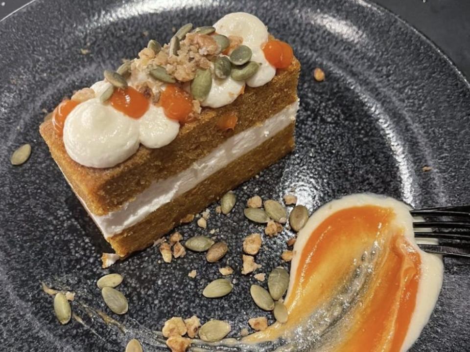 Carrot cake at Space 220