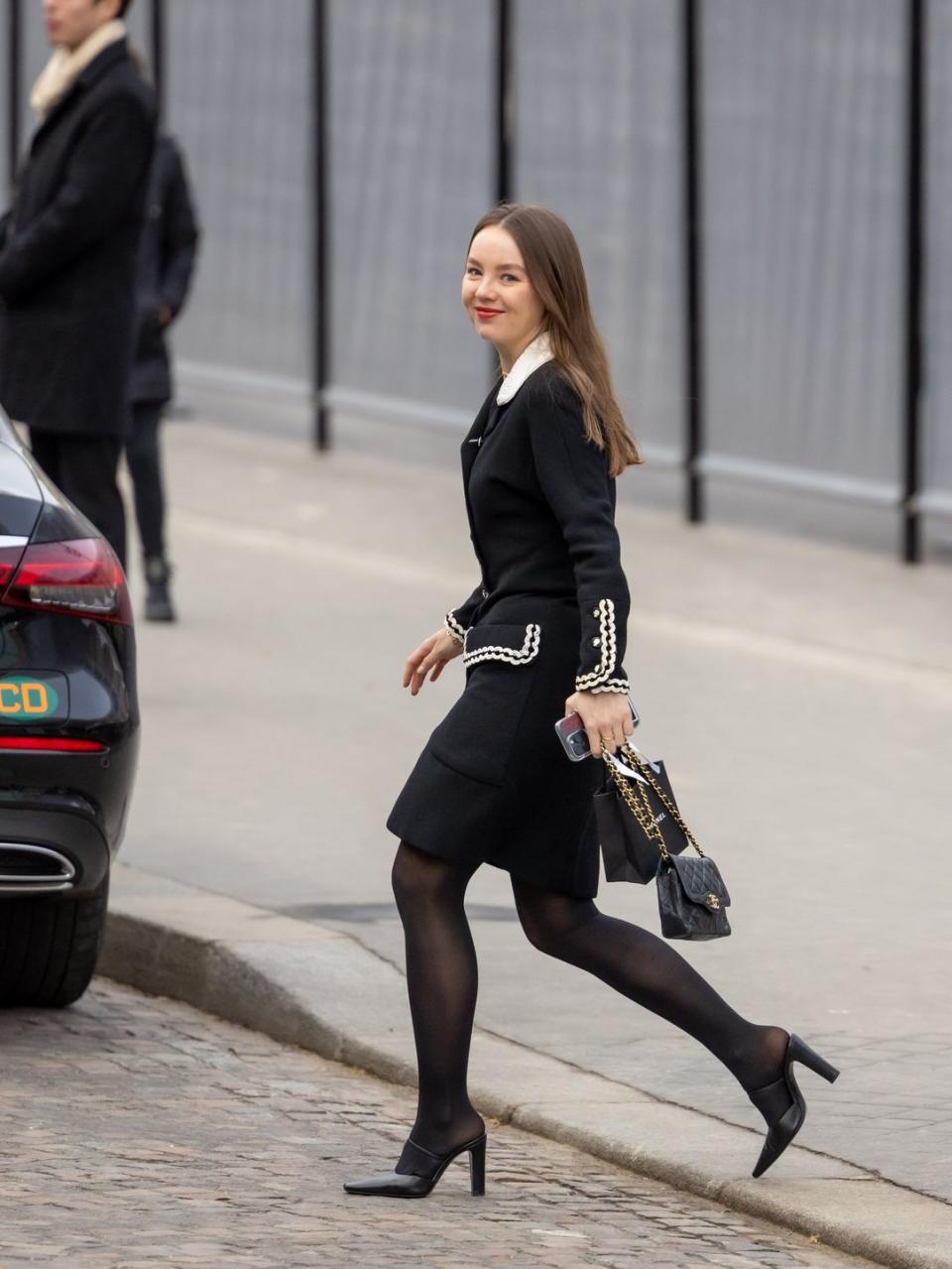 princess alexandra outside chanel paris fashion week haute couture springsummer 2024