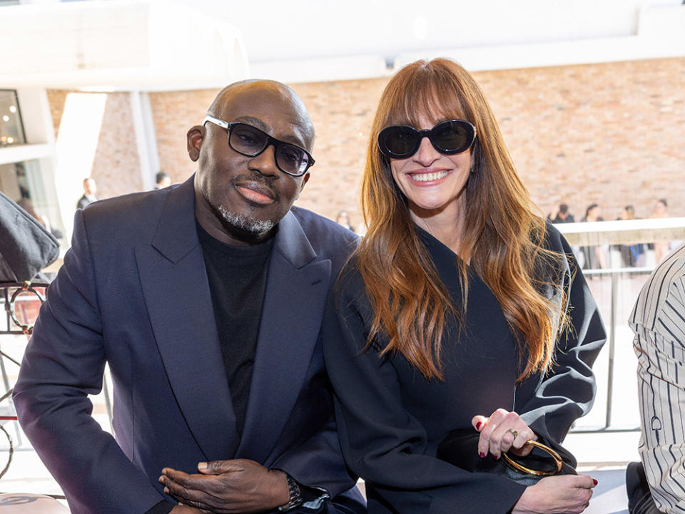 Julia Roberts and Edwards Enninful