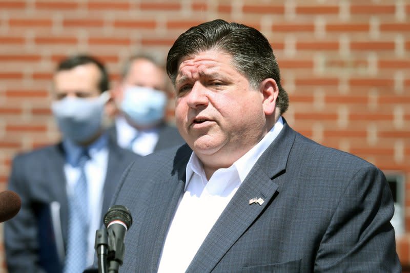 "Extremism poses an existential threat to our democracy. And I take this threat very seriously," Illinois Gov. J.B, Pritzker said in launching a national nonprofit focusing on abortion rights. File Photo by Bill Greenblatt/UPI