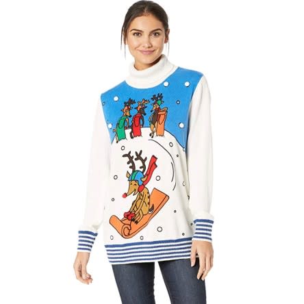 Whoopi Unisex Reindeer Games Sweater. (Photo: Amazon)