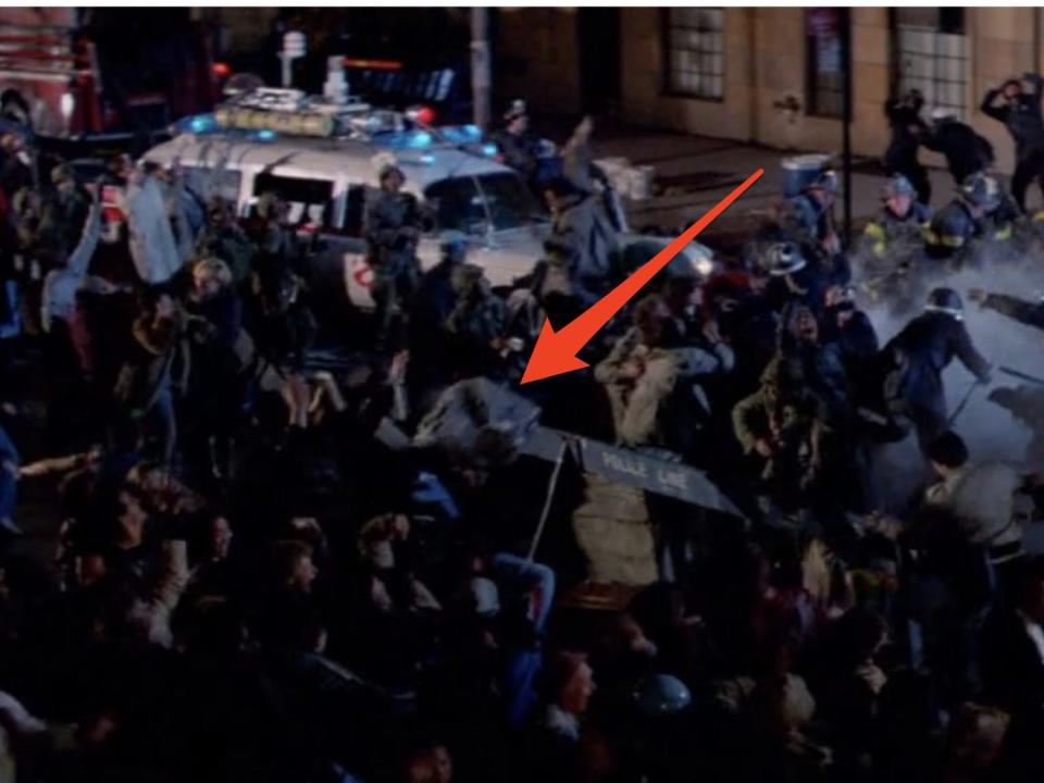 police barricade in ghostbusters