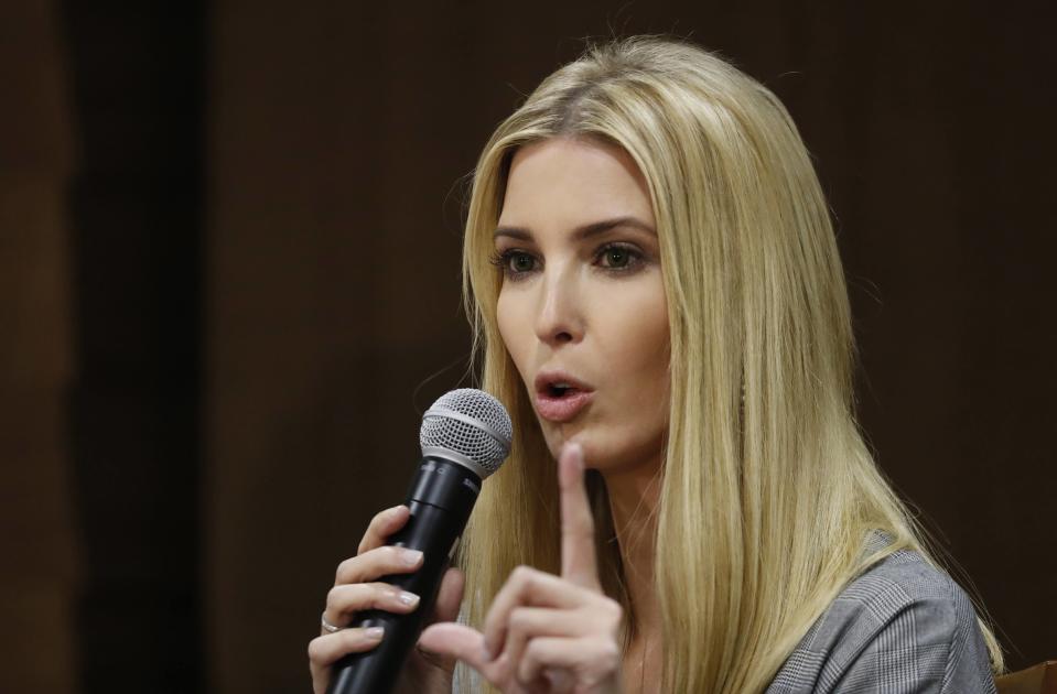 Ivanka Trump nimmt in ihrem Posting die Presse in die Mangel. (Bild: AP Photo/Robert F. Bukaty)