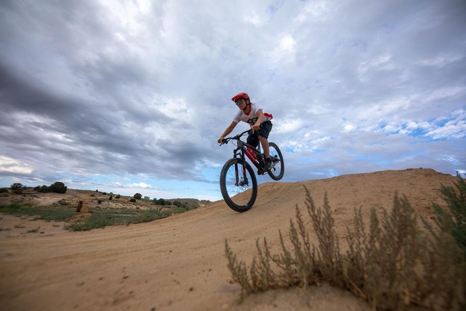 The San Juan College bike park is expected to serve as a regional draw when additions to the park are completed this summer.