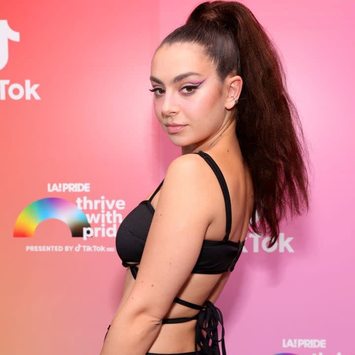 Charli on the red carpet