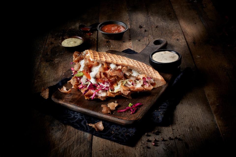 Try German Doner Kebab's Hero Kebab.