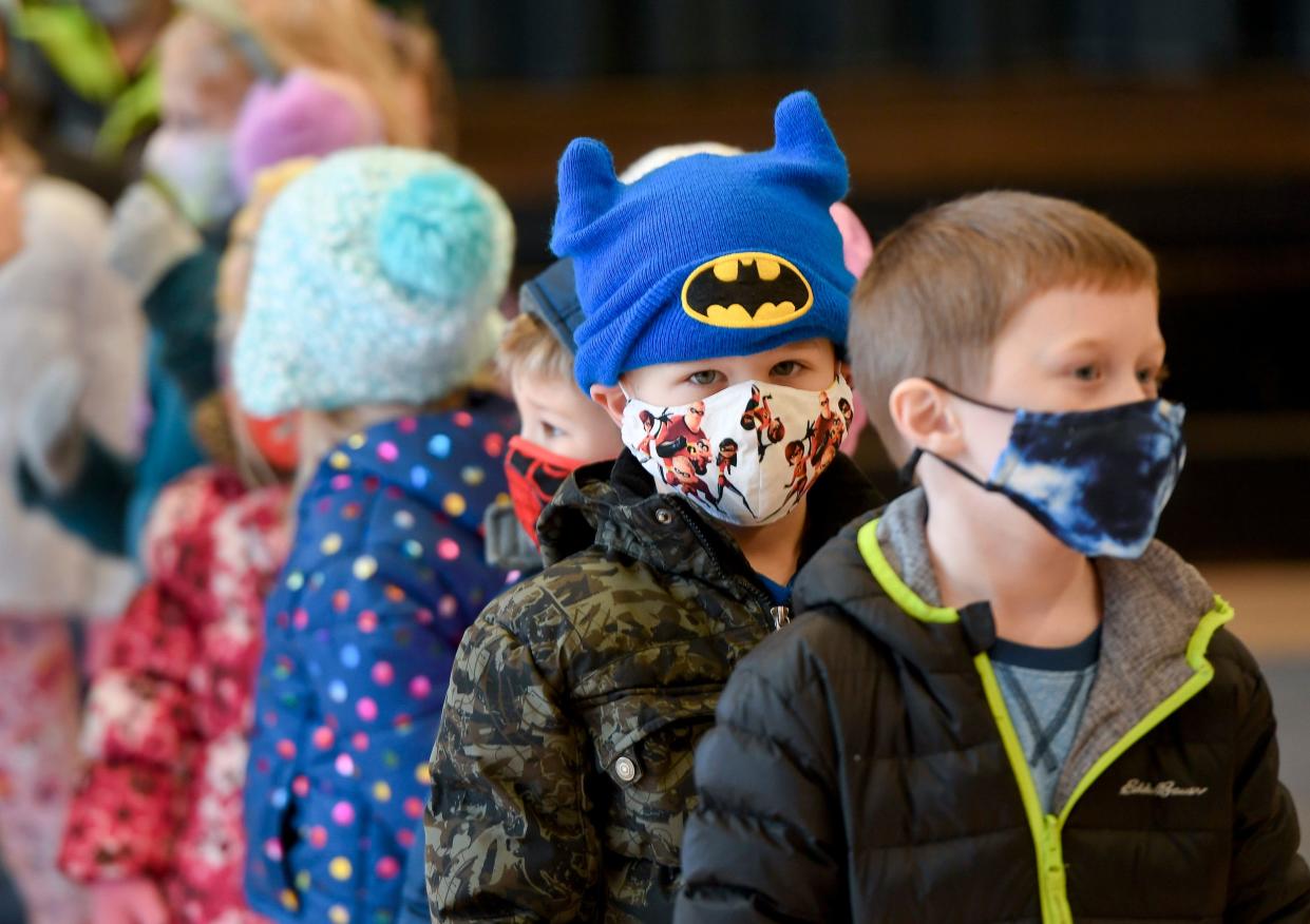 kids in masks