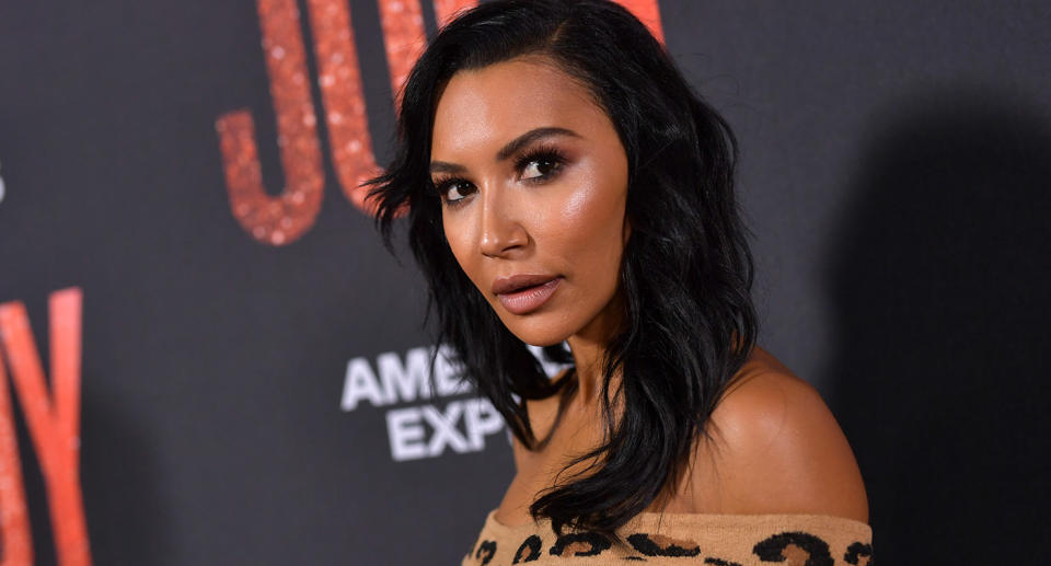 Pictured is actress Naya Rivera at a movie premiere show.