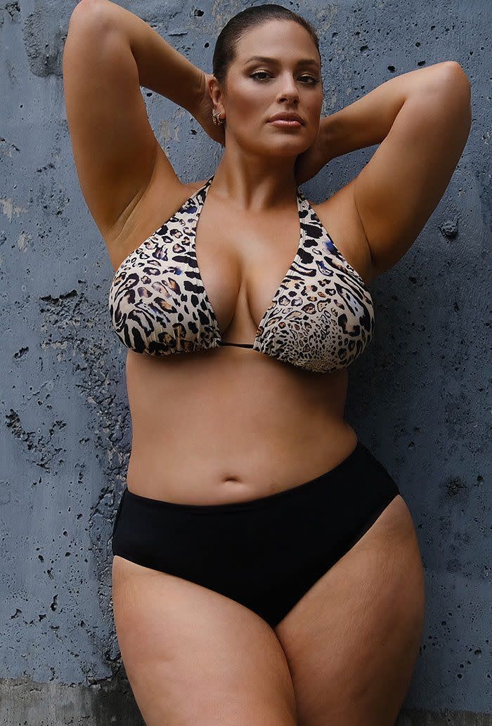 Ashley Graham Fearless High Waist Bikini. Image via Swimsuits for All.