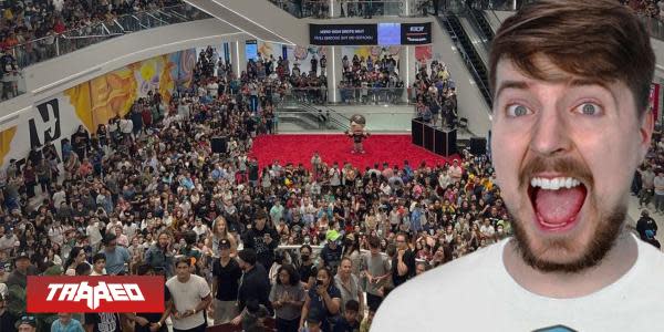 Más de 10 mil personas asistieran a comer la nueva hamburguesa de MrBeast en la inauguración de su restaurant