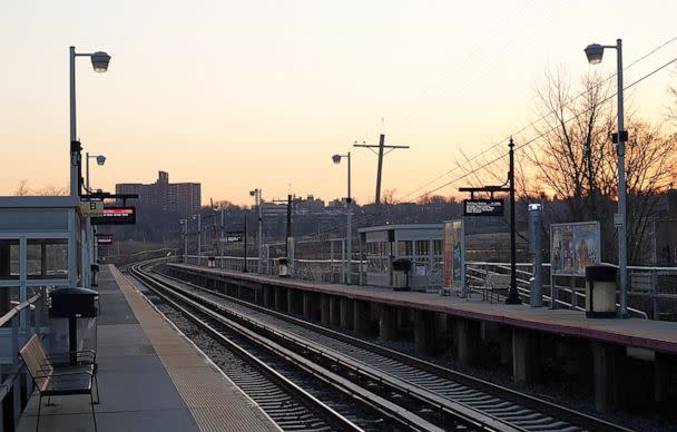 PHOTO: The Long Island Railroad is familiar to many of Santos' constituents, who use the commuter rail line to get in and out of the city for work daily. (Peter Charalambous/ABC News)