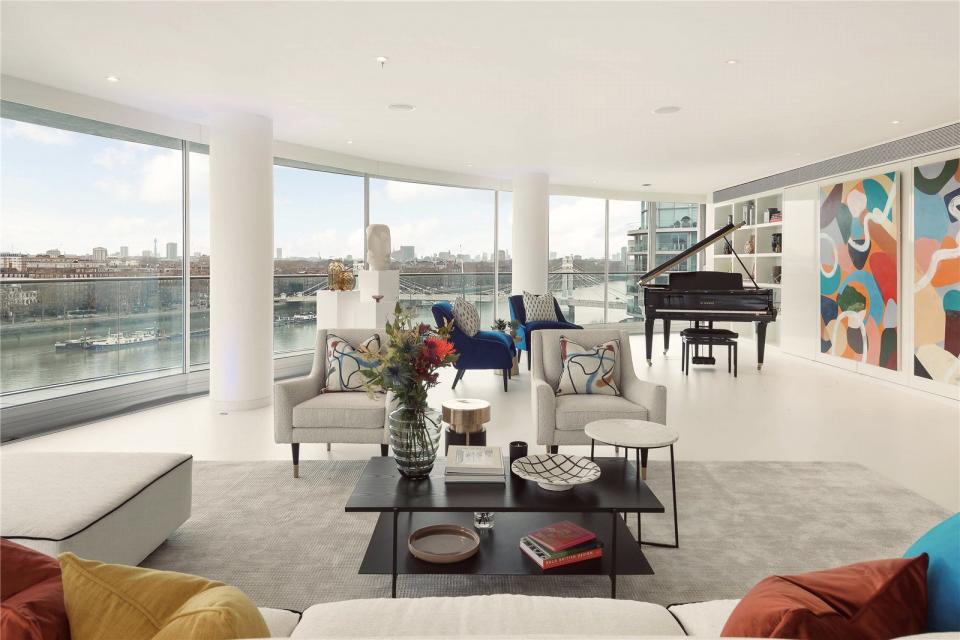 This Albion Riverside, Chelsea property is on the market at £9m through London House.