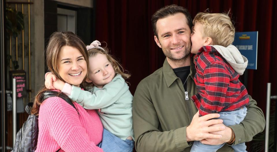 Harry Judd and wife Izzy are already parents to Lola and Kitt. (Getty Images)