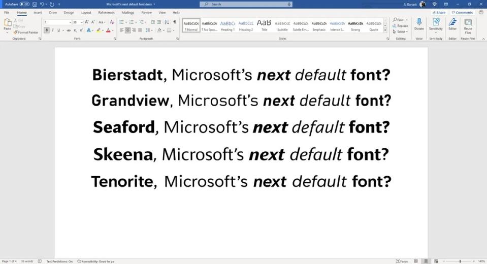 Calibri dumped as Microsoft's default font — here's what the new ...