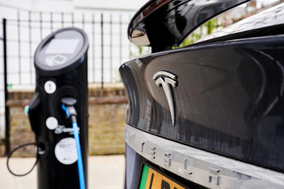 Since March, passengers in central London have been able to request they are picked up by a fully electric car (John Walton/PA) (PA Archive)