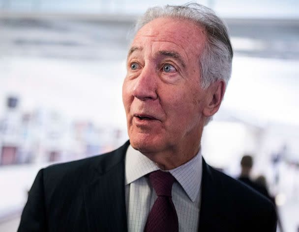 PHOTO: Richard Neal is seen in the Cannon tunnel during a vote on Nov. 30, 2022. (Tom Williams/CQ-Roll Call, Inc via Getty Images, FILE)