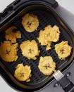 <p>Though they’re typically twice fried, these <a href="https://www.delish.com/cooking/recipe-ideas/a38711458/tostones-recipe/" rel="nofollow noopener" target="_blank" data-ylk="slk:tostones;elm:context_link;itc:0;sec:content-canvas" class="link ">tostones</a> are as crispy as the classic version with a fraction of the fat—and there's no scary pot full of hot oil! </p><p>Get the <strong><a href="https://www.delish.com/cooking/recipe-ideas/a39720995/air-fryer-tostones-recipe/" rel="nofollow noopener" target="_blank" data-ylk="slk:Air Fryer Tostones recipe;elm:context_link;itc:0;sec:content-canvas" class="link ">Air Fryer Tostones recipe</a></strong>.</p>