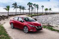 <p>Nissan remains committed to building sedans; witness <a href="https://www.caranddriver.com/nissan/maxima" rel="nofollow noopener" target="_blank" data-ylk="slk:the lightly refreshed 2019 Maxima;elm:context_link;itc:0;sec:content-canvas" class="link ">the lightly refreshed 2019 Maxima</a> and <a href="https://www.caranddriver.com/nissan/altima" rel="nofollow noopener" target="_blank" data-ylk="slk:the Altima, which was all new for 2018;elm:context_link;itc:0;sec:content-canvas" class="link ">the Altima, which was all new for 2018</a>. The 2020 Versa's handsome exterior and increased proportions display design influence from both of those larger siblings.</p>