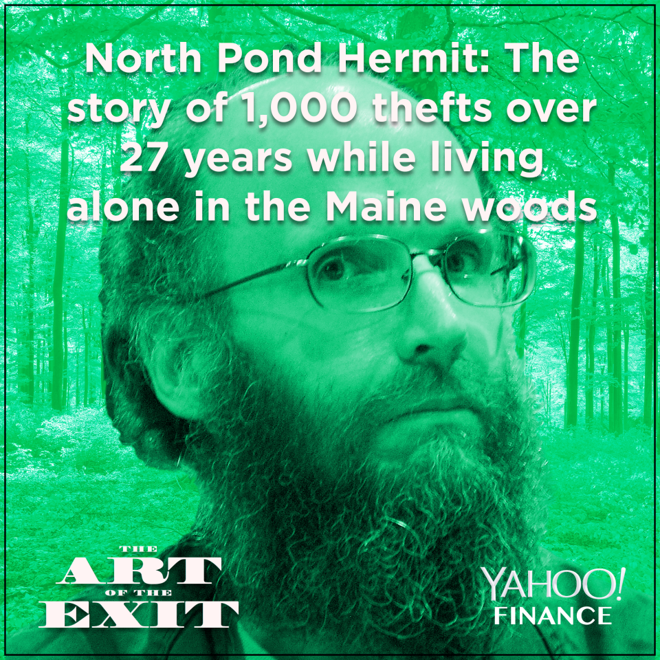 AUGUSTA, ME - AUGUST 23: Christopher Knight sits in the Kennebec County Superior Court on Monday in Augusta while entering pleas for multiple burglaries and thefts while living in the woods of Rome, ME, for 27 years. The North Pond Hermit agreed to plead guilty in exchange for receiving an alternative sentence with the Co-Occurring Disorders Court, a special, intensive supervision program where he will live and work in the community while reporting weekly to a judge. (Photo by Andy Molloy/Staff Photographer)