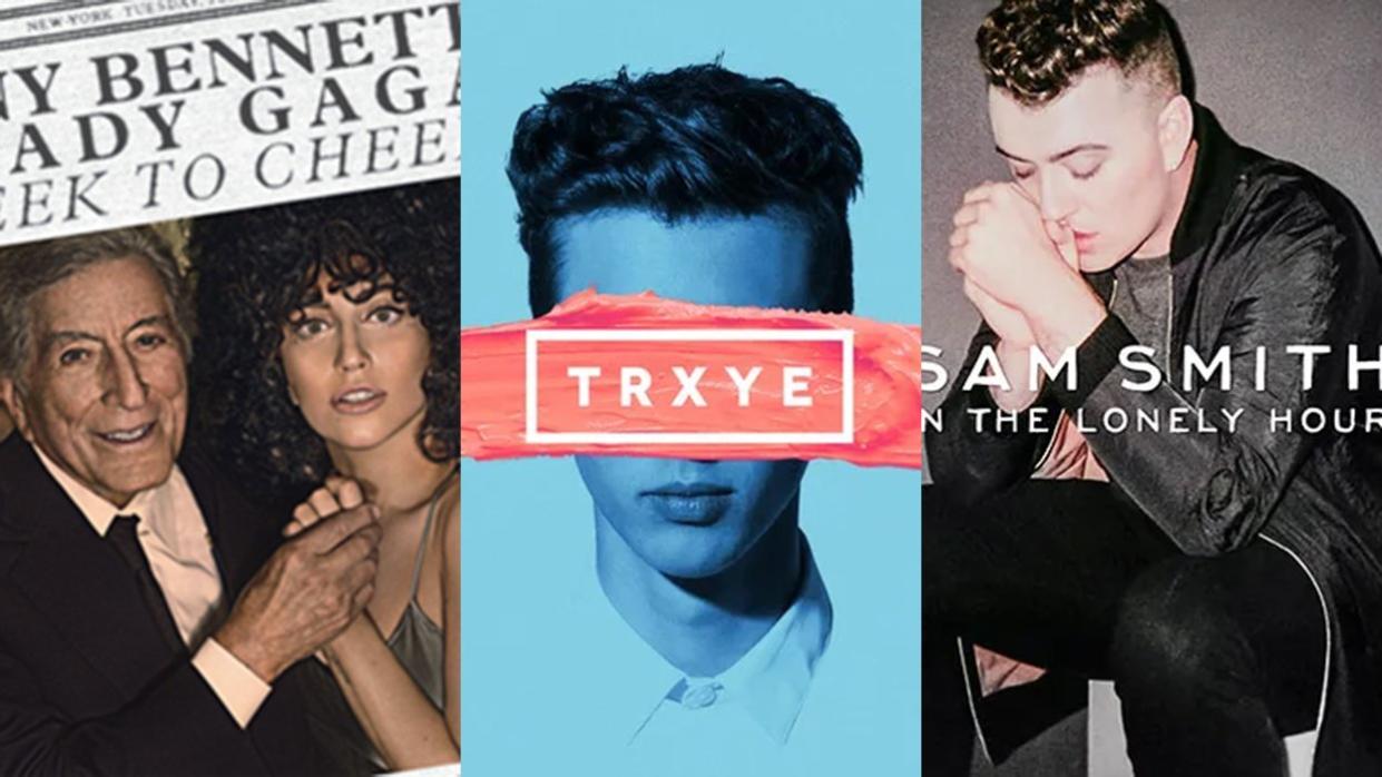 Album covers cheek to cheek Lady gaga trxye troye sivan in the lonely hour sam smith