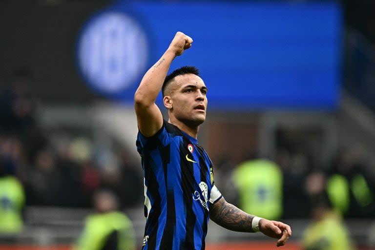 El delantero argentino de Inter de Milán, Lautaro Martínez