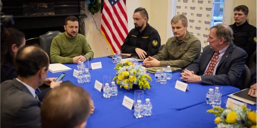 Volodymyr Zelenskyy met with the heads of American defense companies