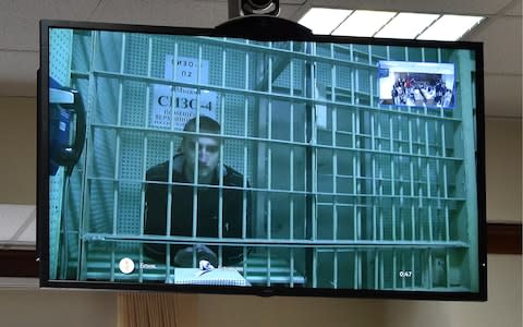 Ustinov was jailed for his part in the protests - Credit: Andrei Vasilyev\\TASS via Getty Images