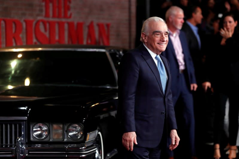 FILE PHOTO: Director Martin Scorsese arrives for the premiere of film 'The Irishman'