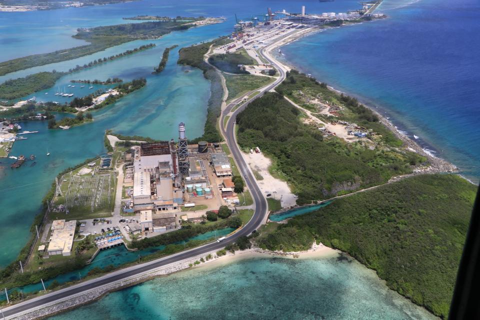 The Port of Guam is seen in June 2021. (U.S. Coast Guard)