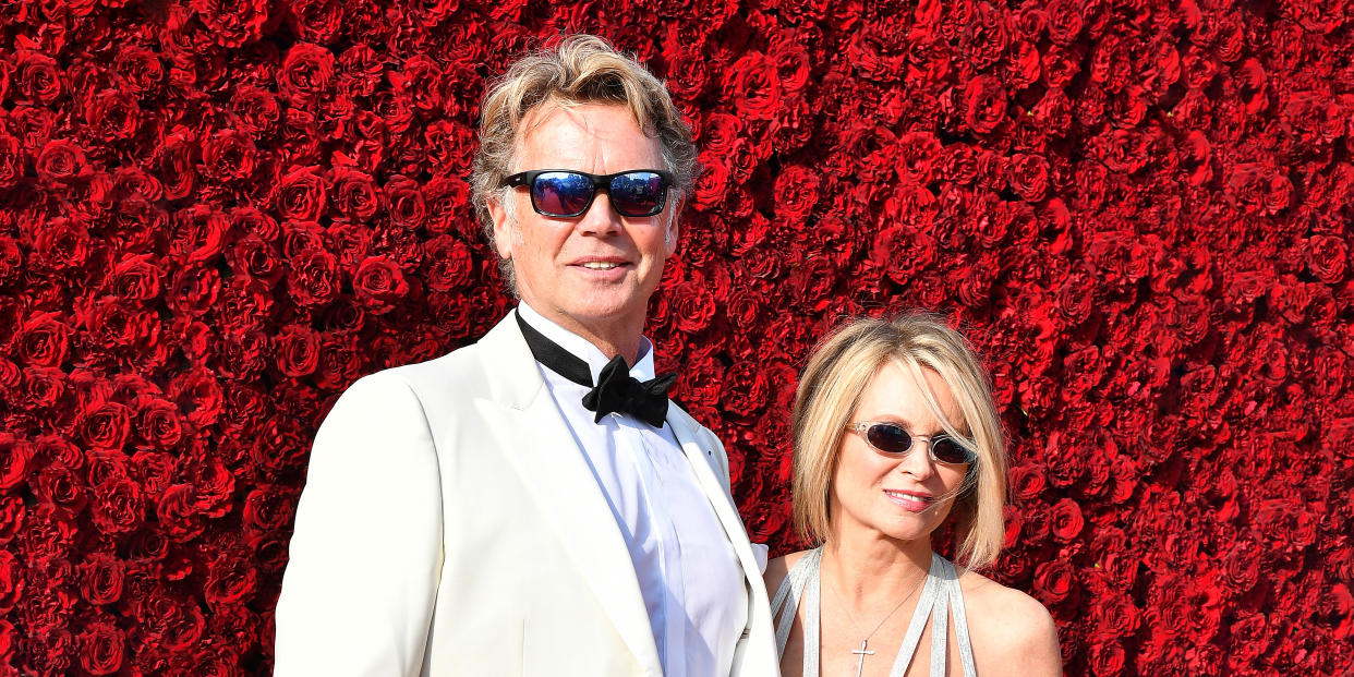  John Schneider and guest attend Tyler Perry Studios grand opening gala at Tyler Perry Studios on October 05, 2019 in Atlanta, Georgia. (Paras Griffin / Stringer / Getty Images)