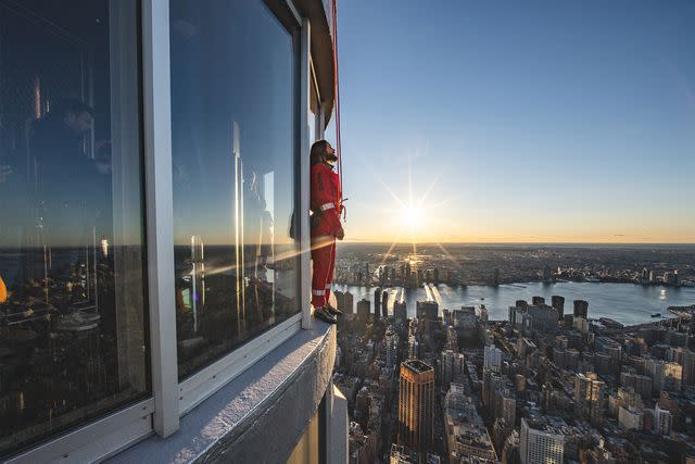 Renan Ozturk Jared Leto perched on the Empire State Building