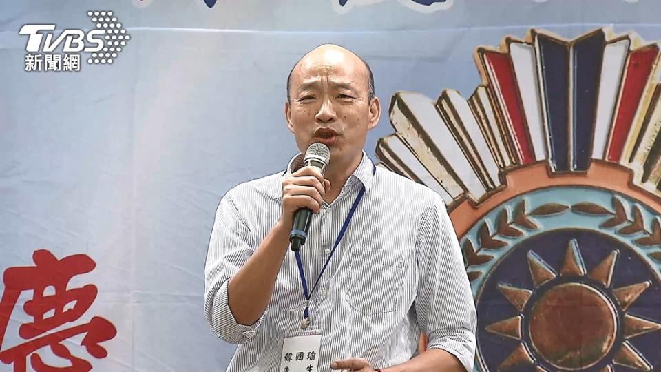 韓國瑜被推薦當行政院長。（圖／TVBS）
