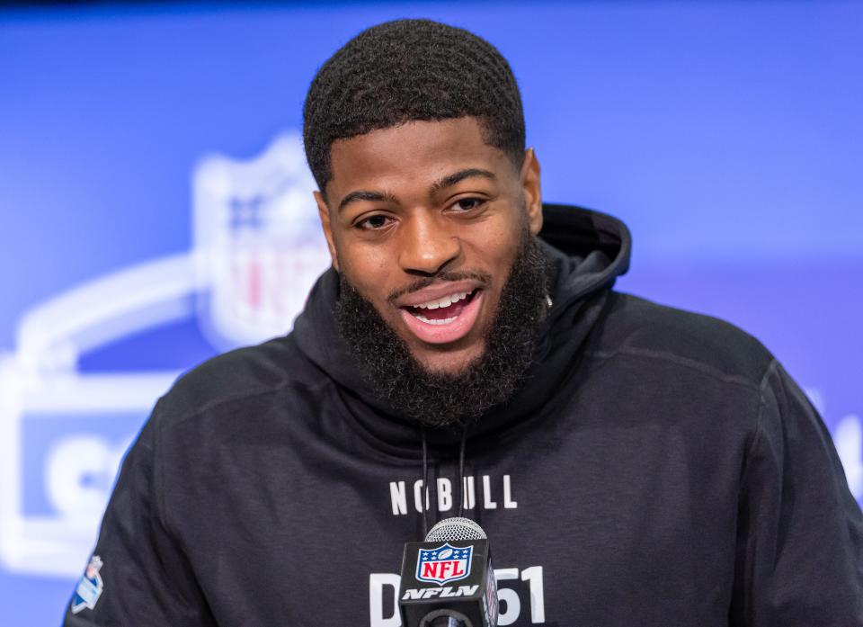 FSU's Jared Verse reflects on his career during the NFL Combine.