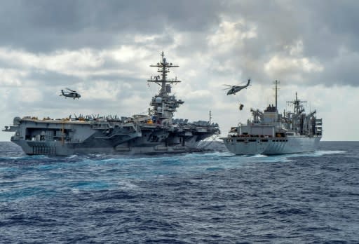 Washington's deployment to the Gulf of an aircraft carrier task force as well as B-52 bombers, an amphibious assault ship and a missile defence battery has sent tensions soaring in the region