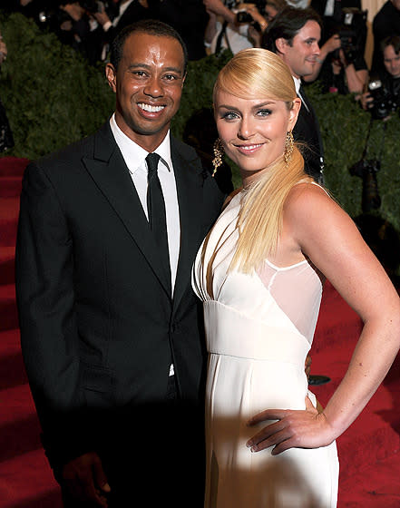 Tiger Woods and Lindsey Vonn