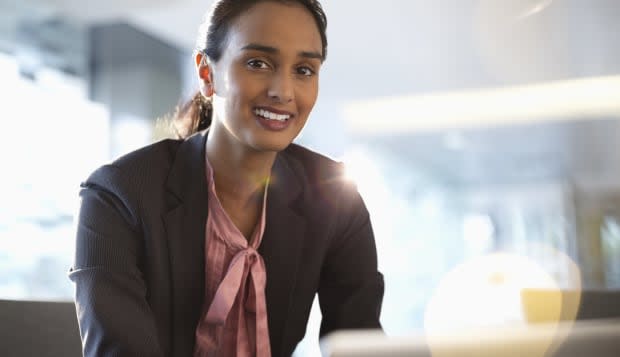 Portrait of confident businesswoman