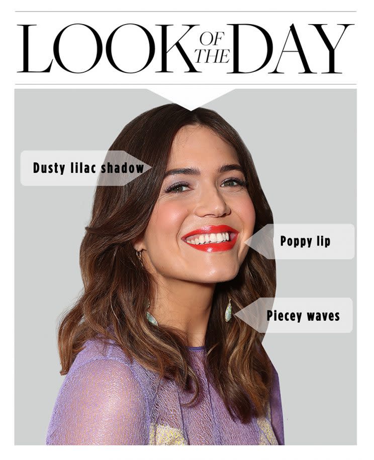 Mandy Moore, makeup, look of the day