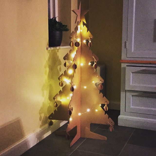 9) Cardboard Tree