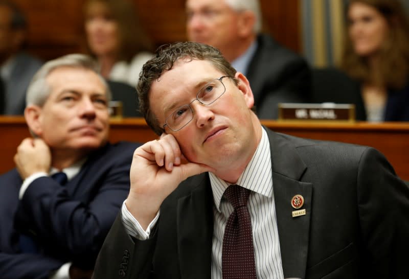 FILE PHOTO: The House Science, Space, and Technology Committee hold a live downlink with astronauts aboard the ISS, in Washington