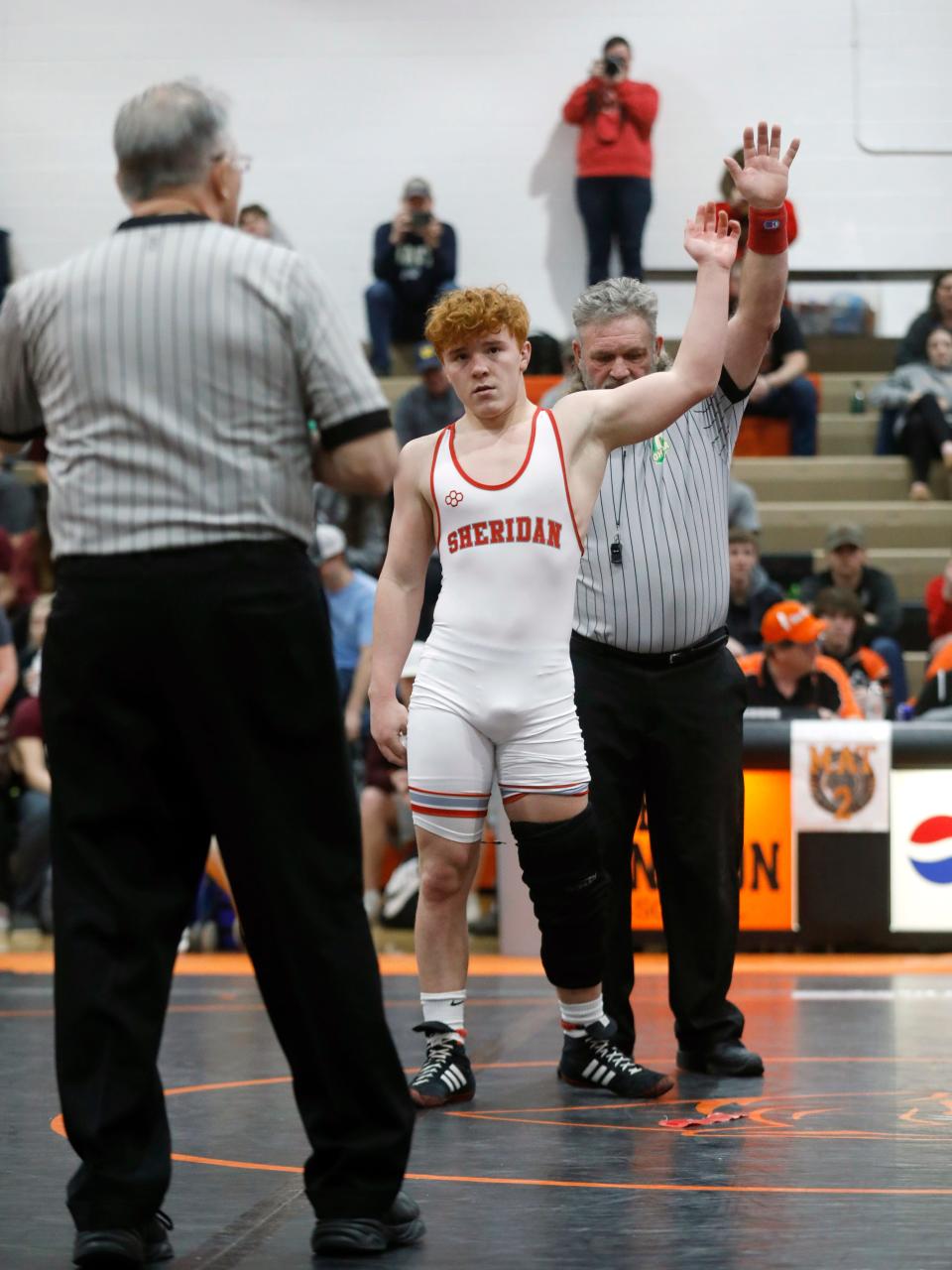 Sheridan's Coltyn Reedy earned his third Muskungum Valley League title on Saturday at New Lexington High School. Reedy, ranked third in Division II, missed five weeks with a knee injury before returning for the league tournament.